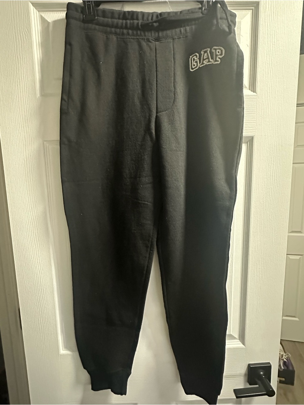 GAP Men's Black Logo Jogger Sweatpants